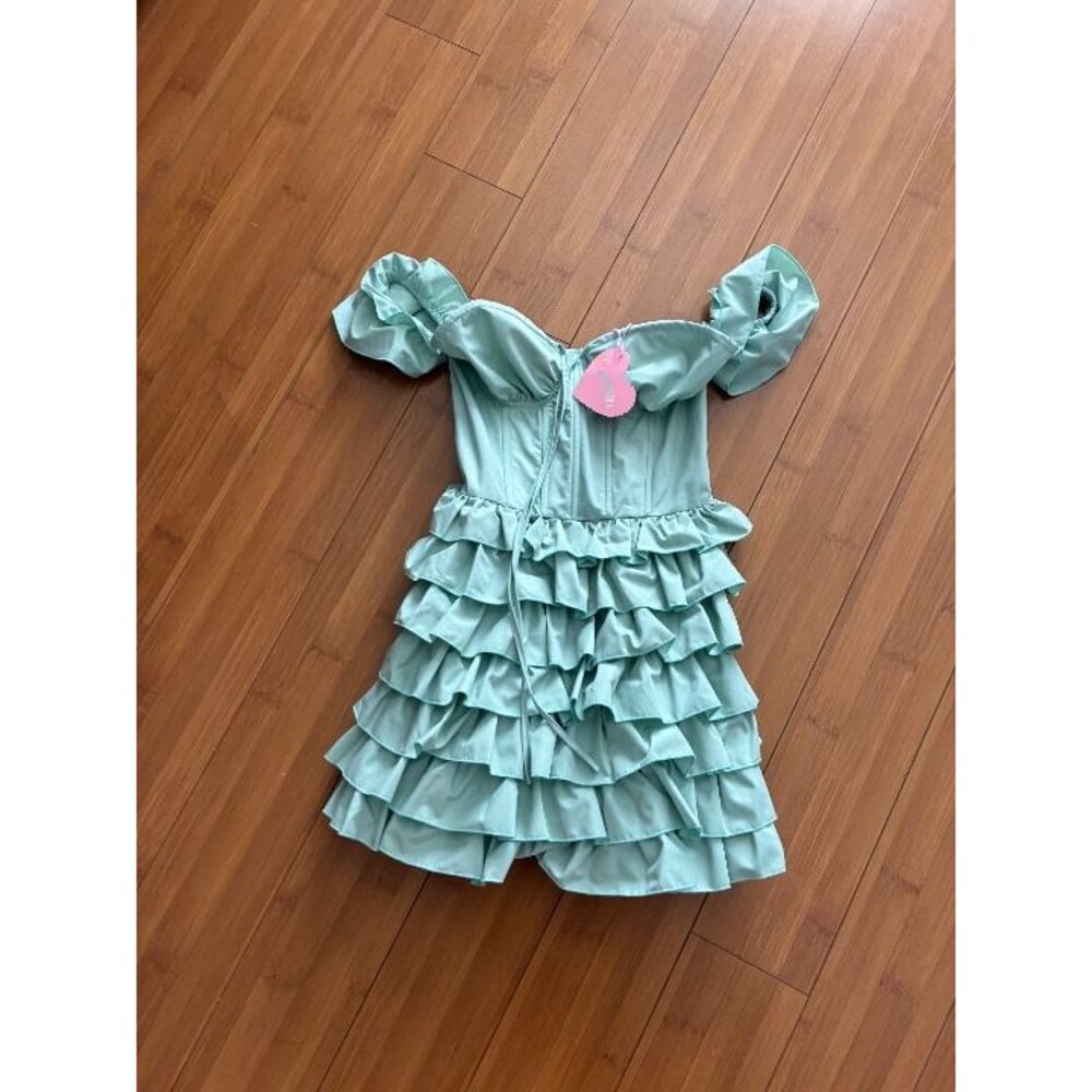 Dollskill Sugar Thrillz EXCHANGING LOVE LETTERS MINI DRESS XS NWT